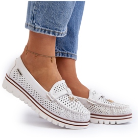 Mocasines Calados Mujer Twista Blanco 10