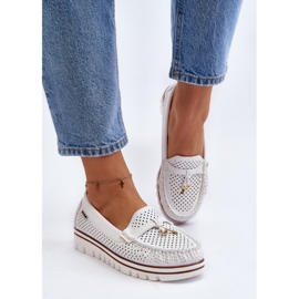 Mocasines Calados Mujer Twista Blanco 5