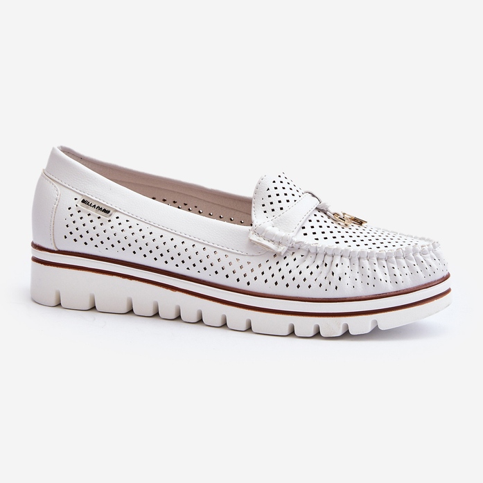 Mocasines Calados Mujer Twista Blanco 2