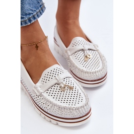Mocasines Calados Mujer Twista Blanco 6