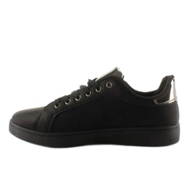 Deportivas Sweet lips FB-15 BLACK / GUN con parches negro 1