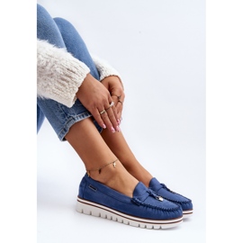 Mocasines De Mujer Con Plataforma Azul Railav 1 Mocasines De Mujer Con Plataforma Azul Railav 1