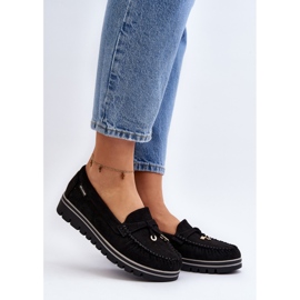 Mocasines de Mujer con Plataforma Negro Railav 5