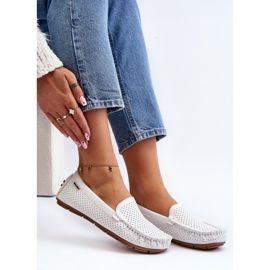 Mocasines Calados Mujer Blanco Rasirna 2