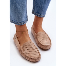Mocasines Calados Mujer Beige Rasirna 2 Mocasines Calados Mujer Beige Rasirna 2