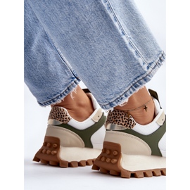 Zapatillas Mujer Deportivas Beige-Verde Ralita 2 Zapatillas Mujer Deportivas Beige-Verde Ralita 2