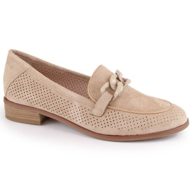 Potocki W WOL211B Zapatos calados de ante, beige 5