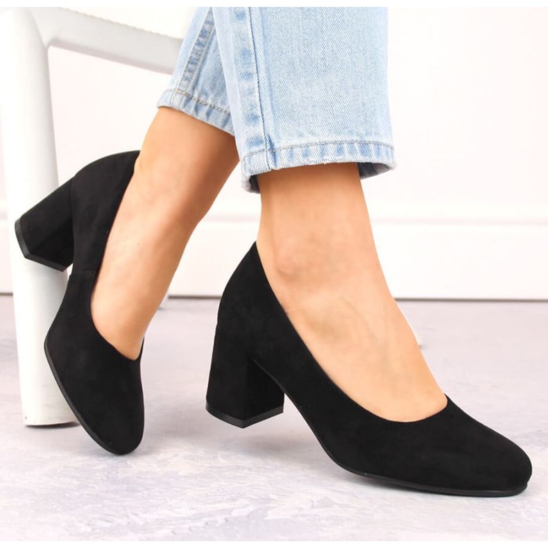 Zapatos de tacón Potocki W WOL207A de ante, negro 2