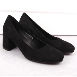 Zapatos de tacón Potocki W WOL207A de ante, negro 5