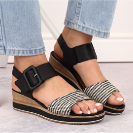 Rieker Sandalias cuña piel Remonte W RKR646 2
