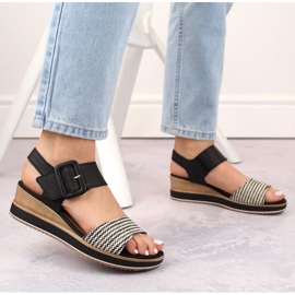 Rieker Sandalias cuña piel Remonte W RKR646 3
