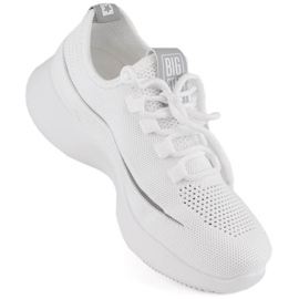 Zapatillas deportivas caladas Big Star W INT1961A blanco 4