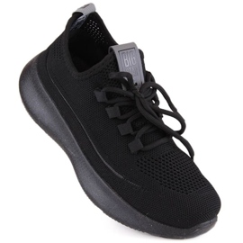 Zapatillas deportivas caladas Big Star W INT1961B negro 4