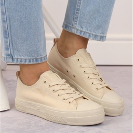 Zapatillas con plataforma Big Star W INT1963B beige 2