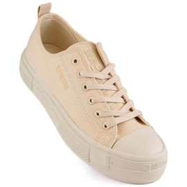 Zapatillas con plataforma Big Star W INT1963B beige 4