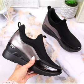 EVento W EVE360 zapatos con cuña negro 3