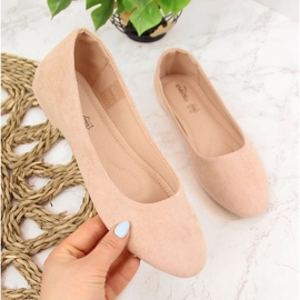 EVento W EVE205B bailarinas de ante, beige 1