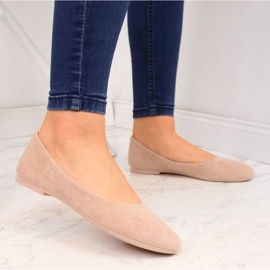 EVento W EVE205B bailarinas de ante, beige 2