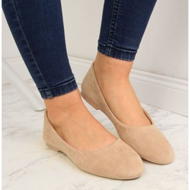 EVento W EVE205B bailarinas de ante, beige 3