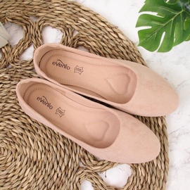 EVento W EVE205B bailarinas de ante, beige 5