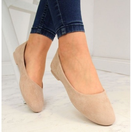 EVento W EVE205B bailarinas de ante, beige 6