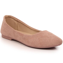 Bailarinas eVento W EVE205C de ante, rosa sucio rosado 2
