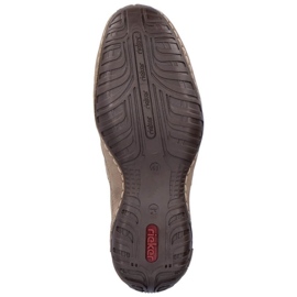 Rieker M RKR580 Zapatos calados piel marrón 7