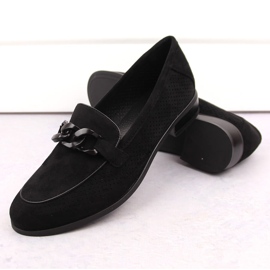 Zapatos tacón mujer ante calado negro Potocki SZ12052 7