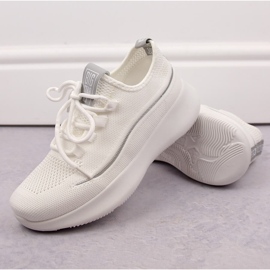 Deportivas slip-on caladas, blanco Big Star NN274662 6