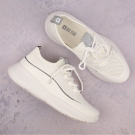 Deportivas slip-on caladas, blanco Big Star NN274662 7