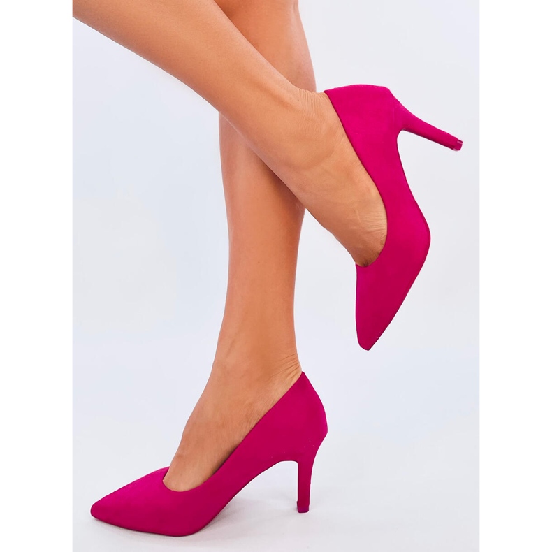 Zapatos de salón clásicos de mujer Eurielle Fucsia rosado 2