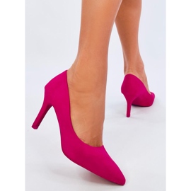 Zapatos de salón clásicos de mujer Eurielle Fucsia rosado 4