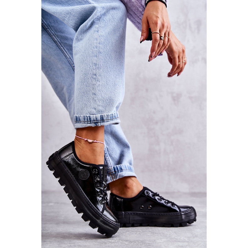 Zapatillas Deportivas Lacadas de Moda Big Star KK274044 Negro 1