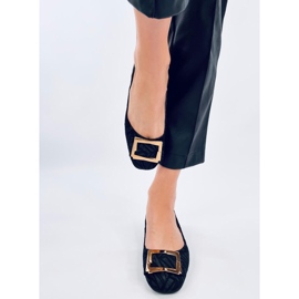 Ells Bailarinas con hebilla negra negro 1 Ells Bailarinas con hebilla negra negro 1