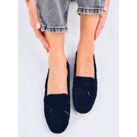 Mocasines Wards de ante negro 3