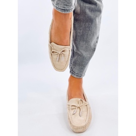 Mocasines Wards de ante beige 1