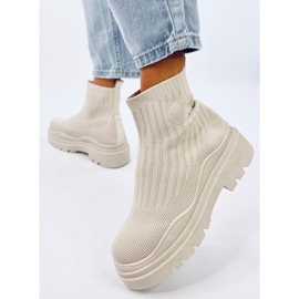 Calcetines altos tobilleros Silva Beige 3