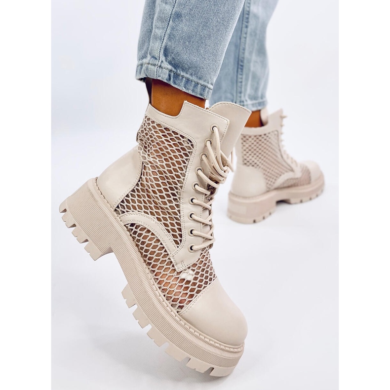 Botines Ralston Panna calados beige 2