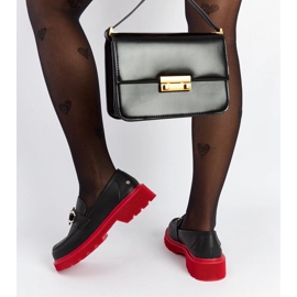 Mocasines de piel negros Goe LL2N4040 4