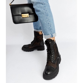 Botas Waldeck negras transparentes negro 1 Botas Waldeck negras transparentes negro 1