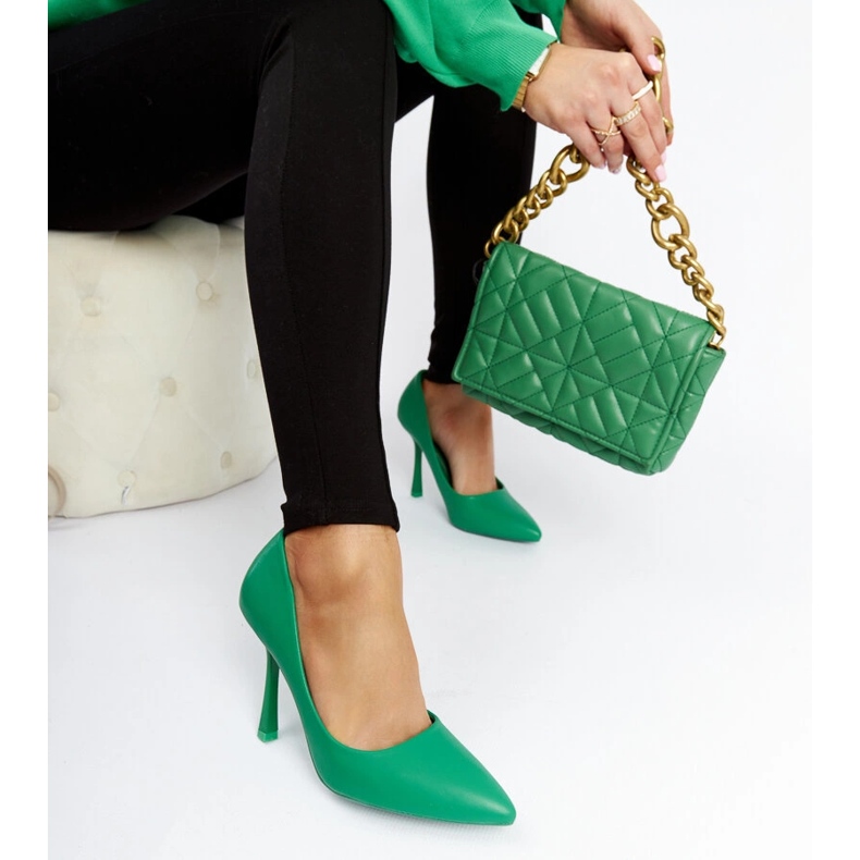 Tacones Rodney verdes 1