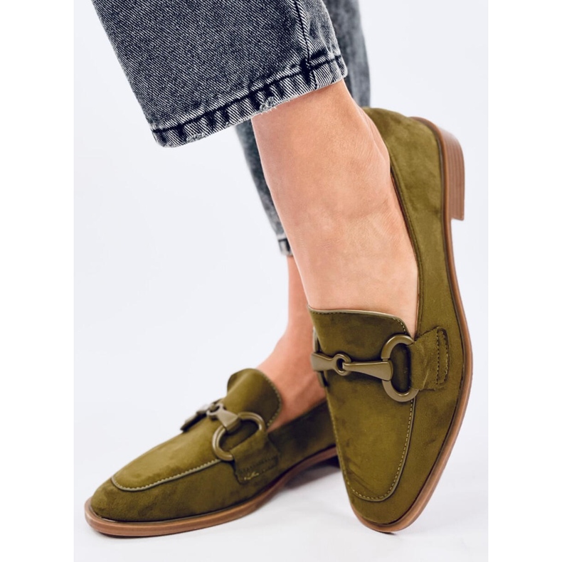 Mocasines mujer Isidora Verde 2