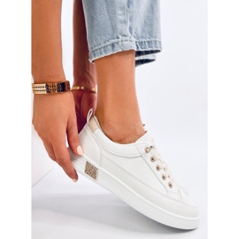 Stocks Zapatillas beige de mujer. blanco 1