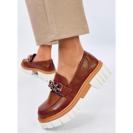 Mocasines con plataforma de Catz Camel marrón 3
