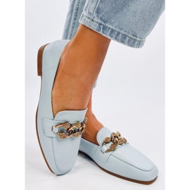 Mocasines Mujer Azul Malva 2