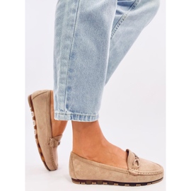 Mocasines Saga Kaki Mujer beige 3