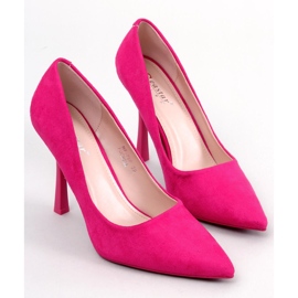 Tacones mujer Camerin fucsia ante rosado 1