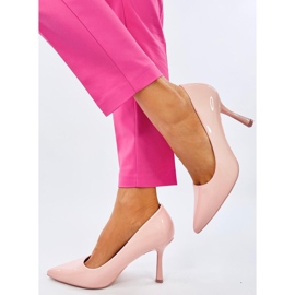 Zapatos de salón mujer Ladd Pink lacados rosado 2