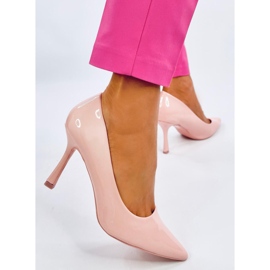 Zapatos de salón mujer Ladd Pink lacados rosado 3