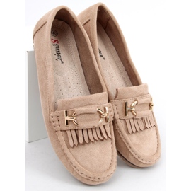 Mocasines mujer Leif Khaki beige 5